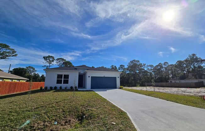 Beautifual Palm Bay New Construction 4bed-3 bath