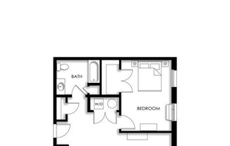 1 bed, 1 bath, 747 sqft, $2,200, Unit 410