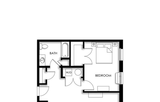 1 bed, 1 bath, 747 sqft, $2,200, Unit 410