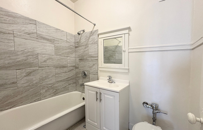 Renovated Full Bathroom - 301