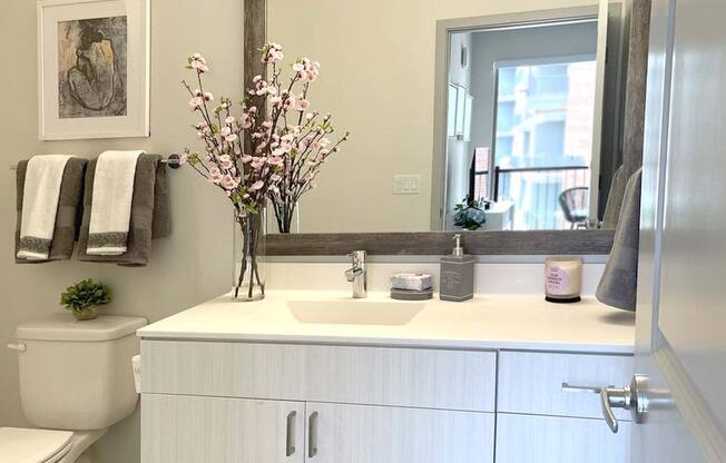 Bathroom at Elevate Apartments, Madison, 53718