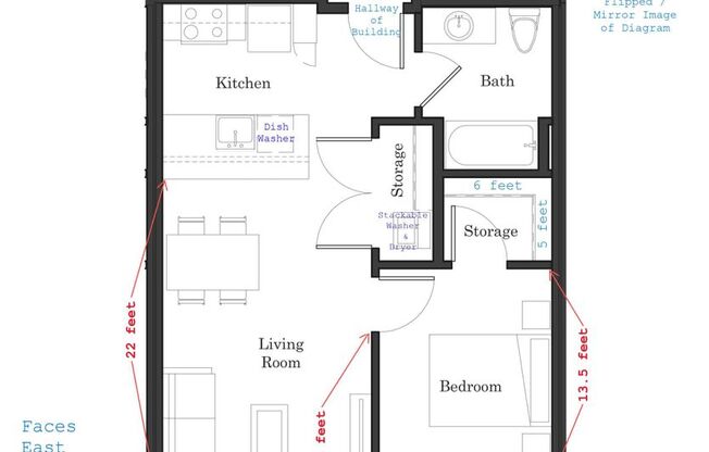 1 bed, 1 bath, 650 sqft, $1,550, Unit 508