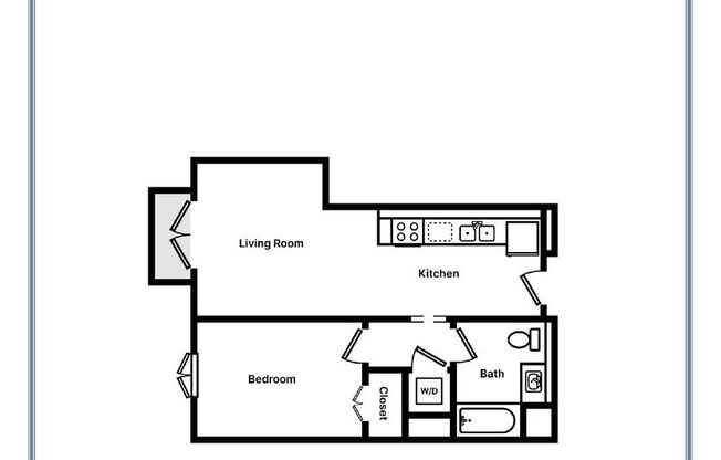 1 bed, 1 bath, 625 sqft, $3,430, Unit 507