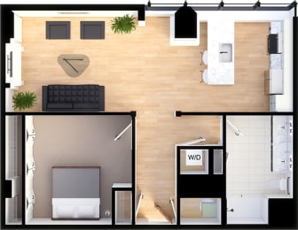 1 bed, 1 bath, 975 sqft, $2,080