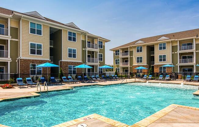 Pool View at Sapphire at Centerpointe, Midlothian, Virginia
