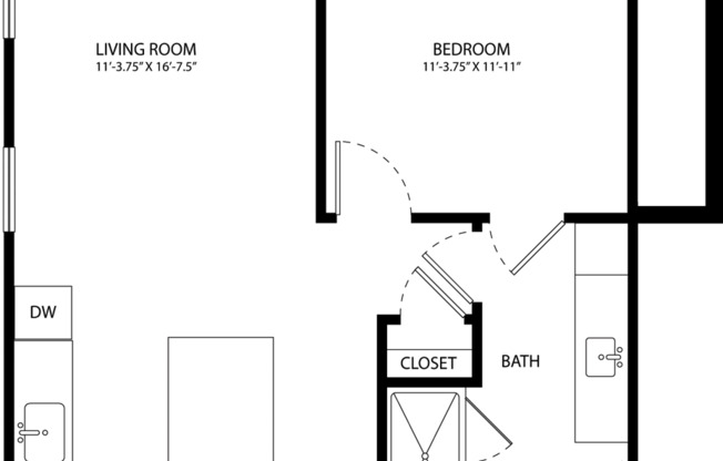 1 bed, 1 bath, 772 sqft, $1,720, Unit 219