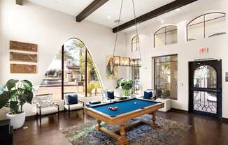Game room with billiards table - Almeria at Ocotillo