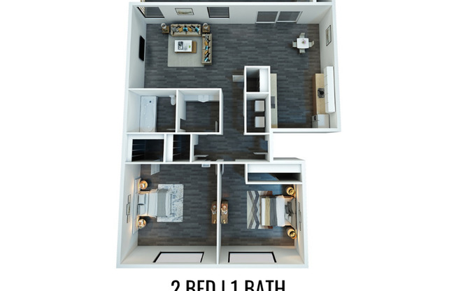 2 beds, 1 bath, 875 sqft, $2,480, Unit 646