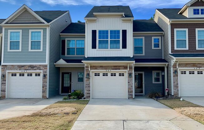 3 Bedroom | 2.5 Bath Holly Springs Townhome with Garage