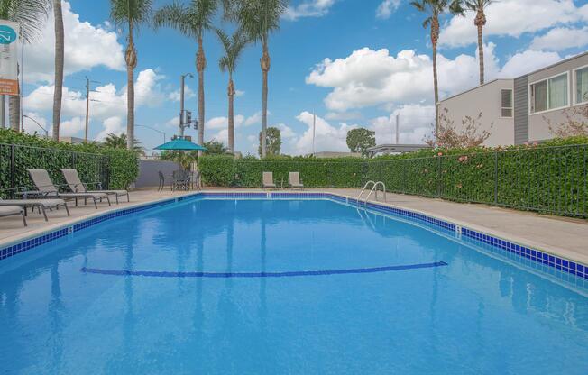 a large pool of water