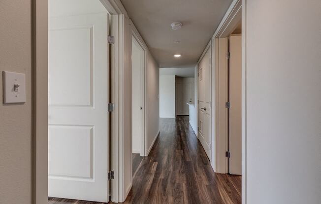 Hallway through apt at GATEWAY BY VINTAGE, Washington, 98387