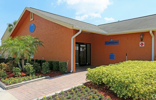 the exterior of the clubhouse at Southern Oaks Residences