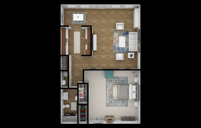 1 bed, 1 bath, 650 sqft, $765, Unit 410