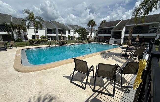 Charming 2 bedroom home with a pool