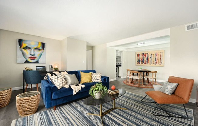 Bright Living Room at Southridge, Kansas City, KS