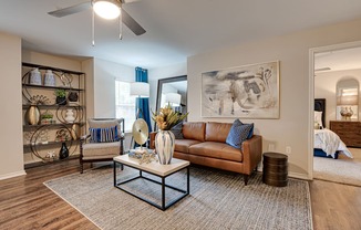 Living Room Interior at Knox Allen Station, Allen, TX, 75002
