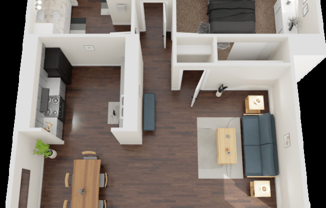 1 bed, 1 bath, 650 sqft, $1,205