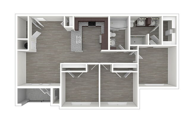 3 beds, 2 baths, 1,157 sqft, $1,729