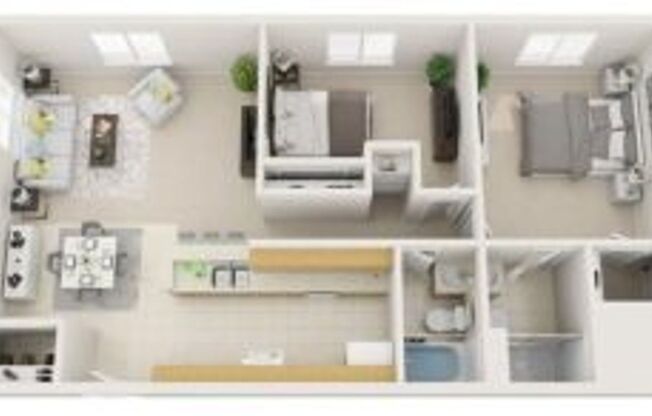 2 beds, 2 baths, 750 sqft, $925, Unit 134