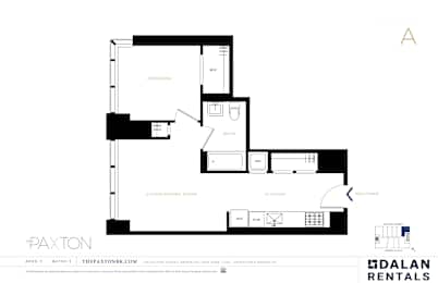 1 bed, 1 bath, $4,735