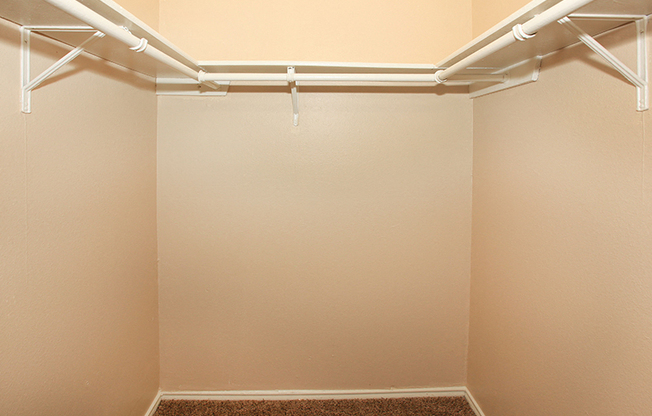 walk in closet l Georgetown Park Apartments for rent in TX