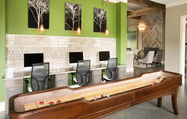 Tech & Game Room Area at Ansley at Roberts Lake, North Carolina, 28704
