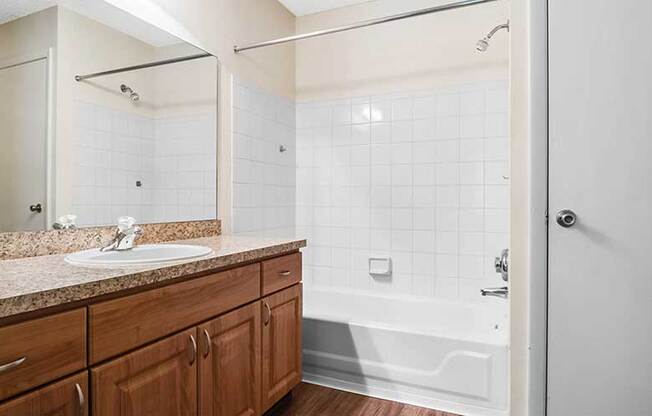 Luxurious Bathroom at Newport Colony Apartment Homes, Casselberry, FL