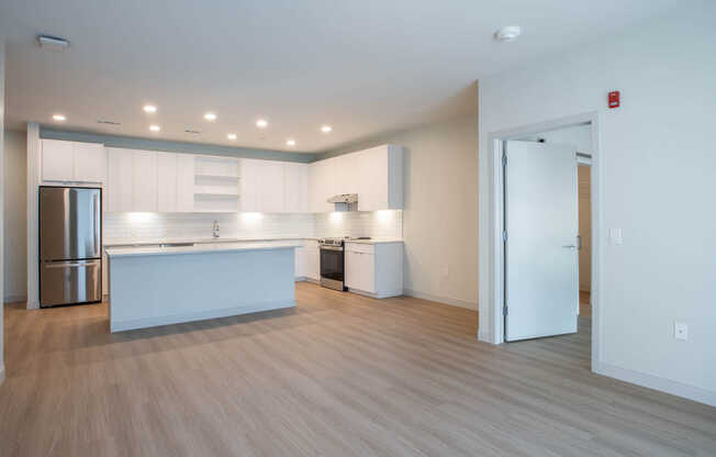 Living Room with Hard Surface Flooring