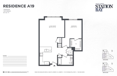 1 bed, 1 bath, $2,630