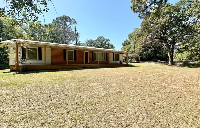 Tour Today! 3 Bed 1 Bath on 3 Acres with a Pond!