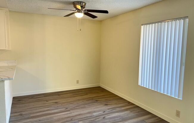 Large two-story townhouse with 3 bedrooms and 2 full baths and a private patio