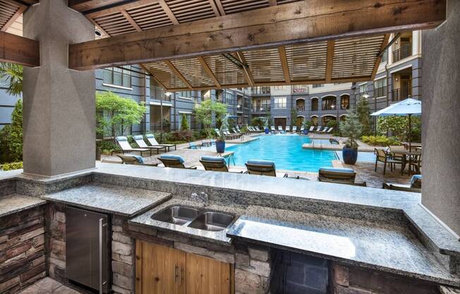 Grilling Area | Apartments in Atlanta, GA | Overton Rise
