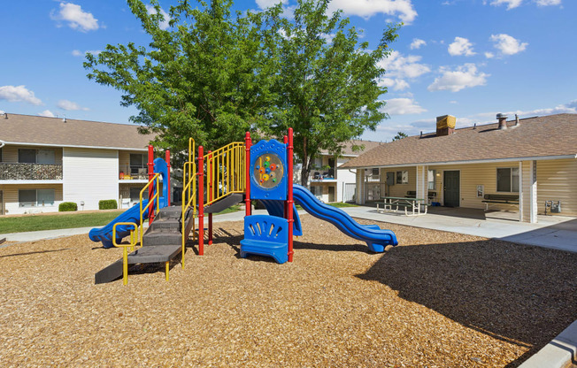 our playground is inviting children to play in our apartments