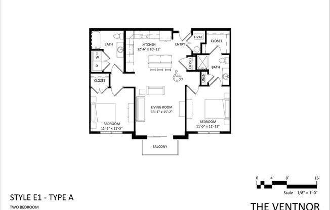 2 beds, 2 baths, 1,072 sqft, $1,660, Unit 317