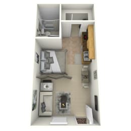 Studio, 1 bath, 300 sqft, $937