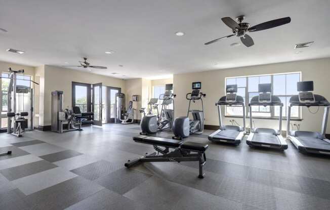 Fitness Center Featuring Dedicated Spin Yoga Studios