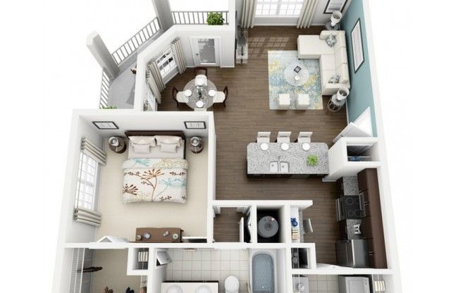 1 bed, 1 bath, 860 sqft, $1,804