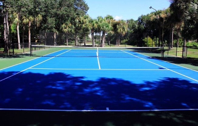 Tennis Court Aventine at Forest Lake Oldsmar Tampa Florida