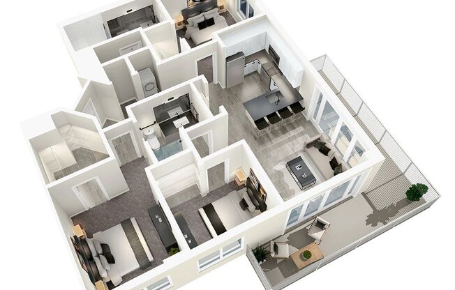 3 beds, 2 baths, 1,244 sqft, $3,699