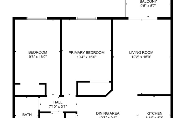 2 beds, 1 bath, 795 sqft, $865, Unit 1430-303