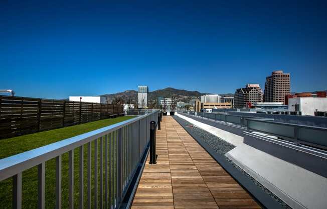 Rooftop Dog Park, at Luxury Apartments in Glendale, California, Legendary Glendale