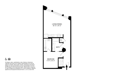 1 bed, 1 bath, 787 sqft, $1,740