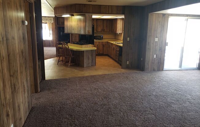 PRIVACY!!!  2 Bed 2 bath mobile home on acreage.