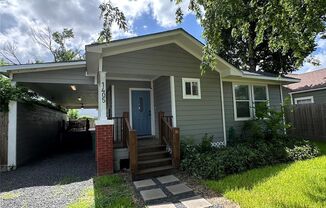 completely renovated 1930 Craftsman bungalow in the sought after Brooke Smith subdivision of Houston Heights.