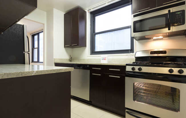 Kitchen with Stainless Steel Appliances