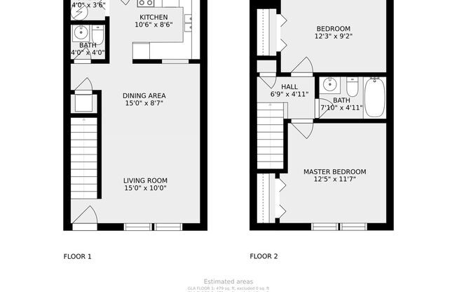 2 beds, 1.5 baths, 985 sqft, $1,180, Unit 7