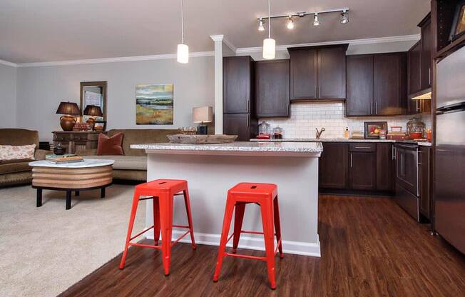 Luxury kitchen at Walton Riverwood, Atlanta