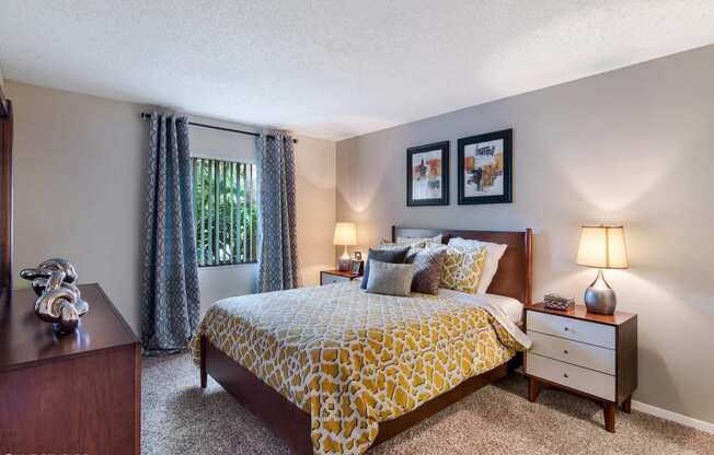 Bedroom With Expansive Windows at Sarasota South, Florida, 34207