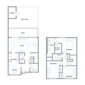 3 beds, 2.5 baths, 1,365 sqft, $4,496