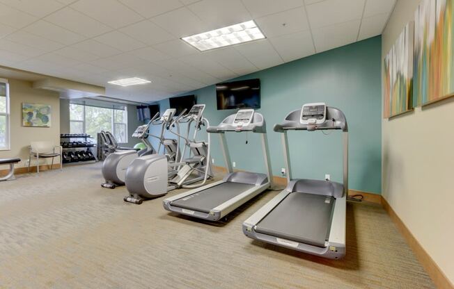 Fitness Center at The Legends at Silver Lake Village 55+ Apartments, St. Anthony, 55421